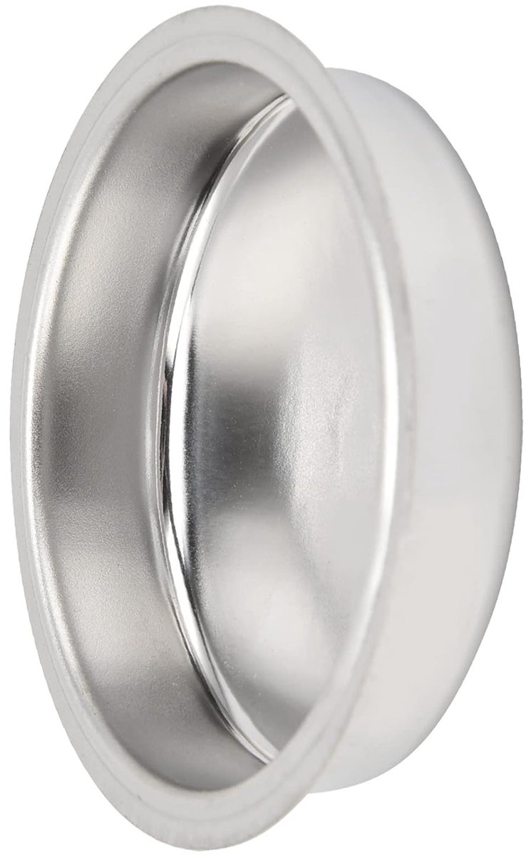 51mm RVS Backflush Insert voor Koffiemachine - Metaal Blind Filter, Eenvoudige Installatie, Compact en Lichtgewicht Accessoire voor Barista's