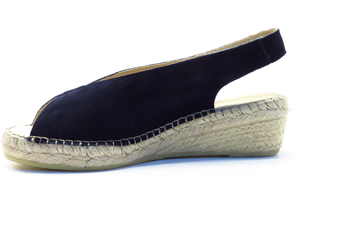 Vamos Blauw open teen 603800 Navy Blauw