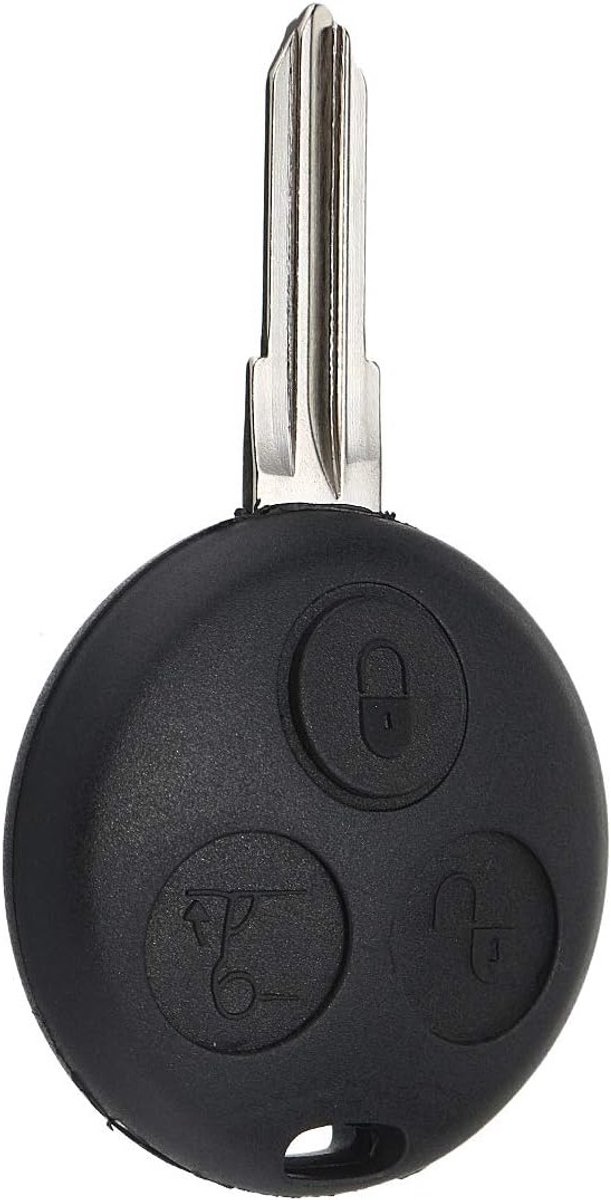 3 Sleutel Vervangende Keyless Entry Afstandsbediening voor Smart City, ForTwo, Passion en Pulse (433MHZ) - Auto Sleutel, Vervangingssleutel, Keychain Accessoire