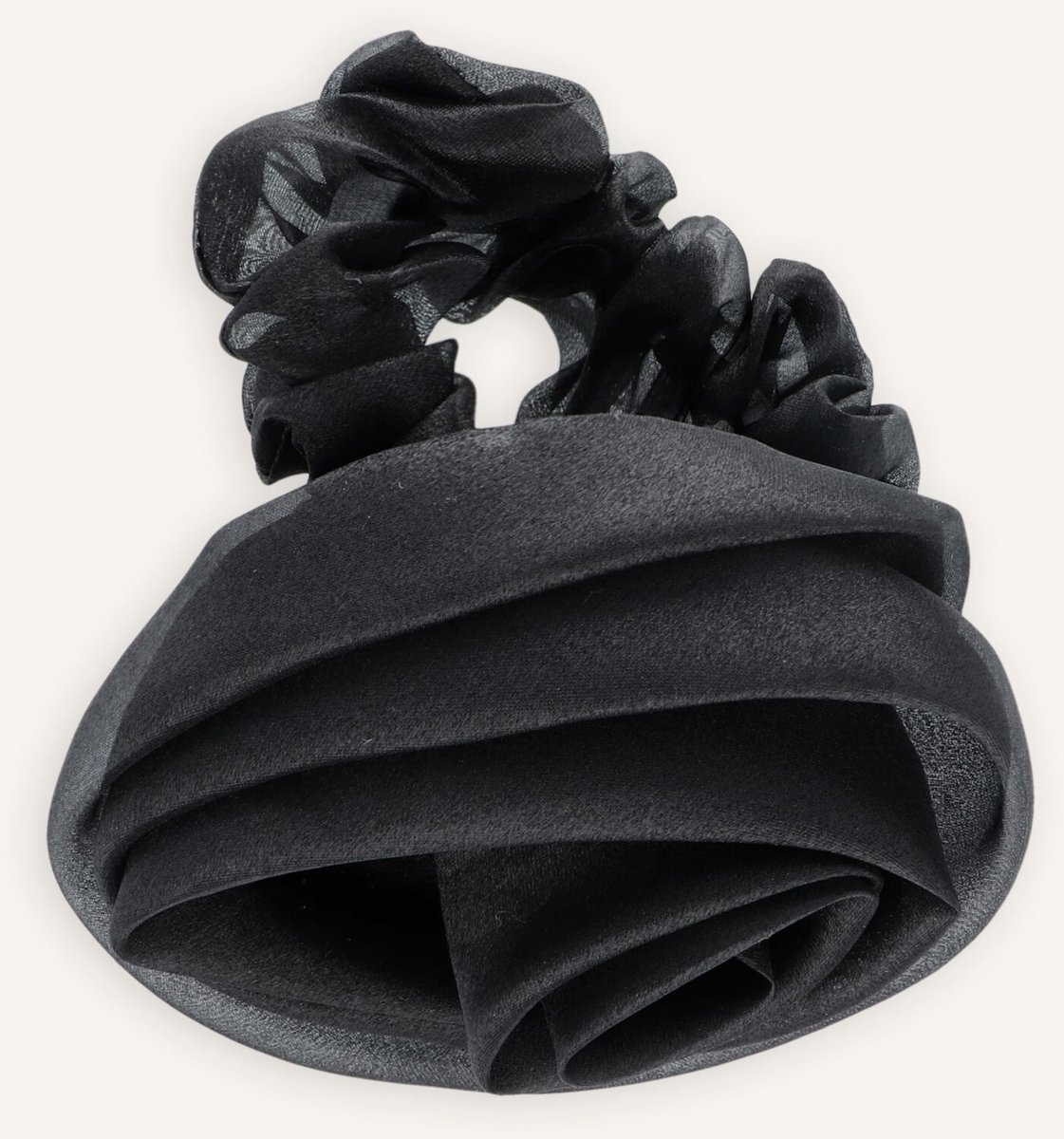 Becksondergaard Organza Rosea Scrunchie Haaraccessoires Dames - Zwart - Maat ONESIZE