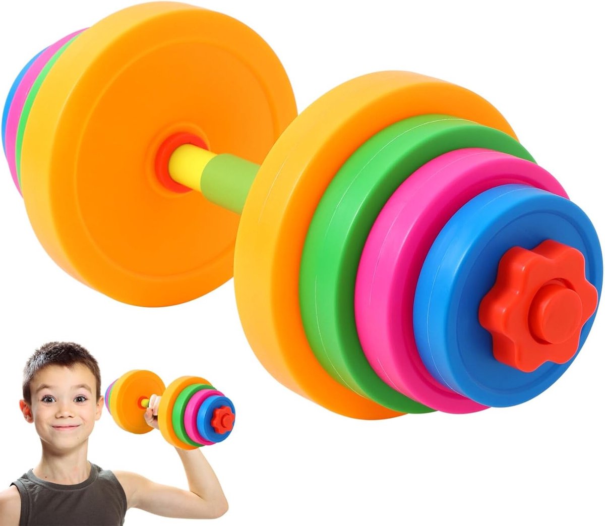 Verstelbare Kinder Dumbbells voor Training en Gewichtheffen - Stevige Speelgoed Gewichten voor Gymnastiek en Fitness