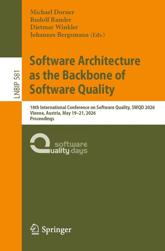 Springer Nature Proceedings Computer Science - Software Arch ... - cover