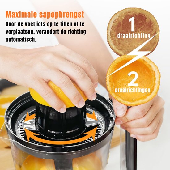 DnA® Citruspers Electrisch - Citruspers Elektrisch - Citruspers Electrisch kKein - Grijs - 13cm x 15cm x 20cm van Merkloos — afbeelding 5