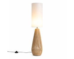 Top 10 Vloerlampen 2026: LuxaLiving Boho vloerlamp met stoffen kap