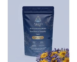 Biologische Blauwe Lotus Bloemen – 100% Bio Gecertificeerd – Hele Bloemen – Meditatie & Ontspanning – 15g Whole Blue Lotus | Amaya's Alchemy