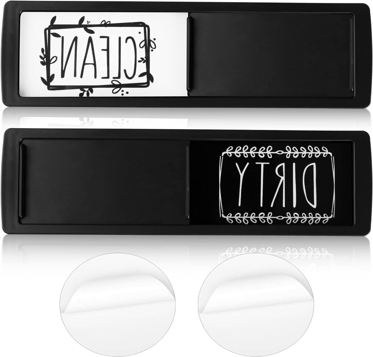 Duidelijke Magnetische Indicator voor Vaatwasser met Schuiffunctie voor Schoon en Vies