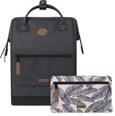 Cabaia - Rugzak Adventurer Large Le Havre - 23L - Laptopvak 15 inch - Zwart