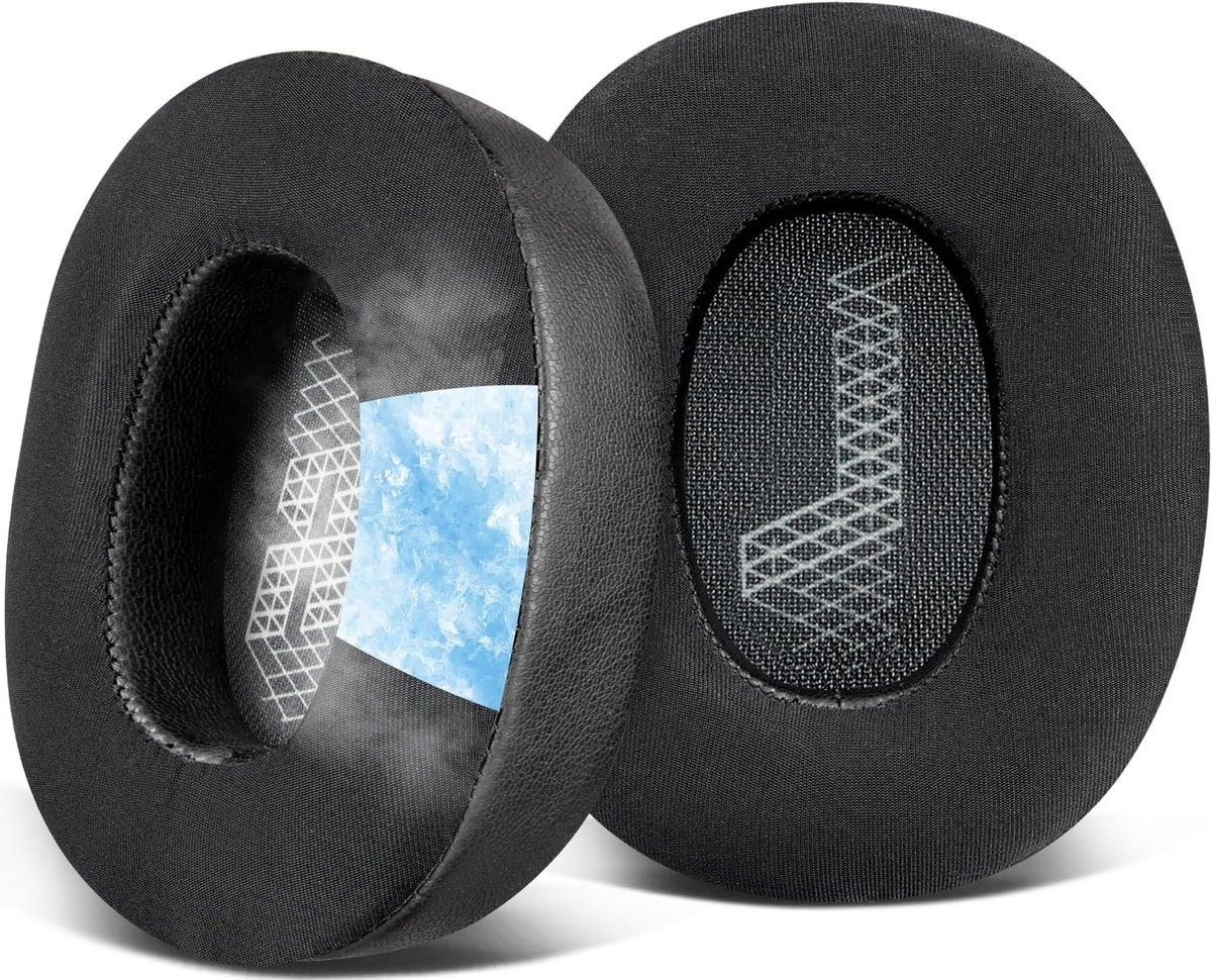 Vervangende oorkussens van cooling gel voor over-ear koptelefoons, geluidsisolatie, comfortabele pasvorm en zachte schuimkussens