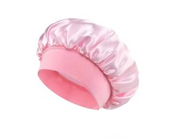 Satijnen Slaapmuts Roze - 1 Stuk - Bonnet satijn - Satijnen Bonnet - Haarnetje - Roze