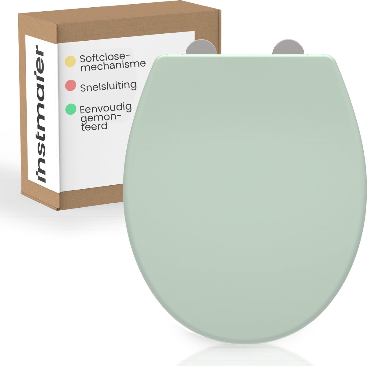 instmaier Helma - WC bril - Duroplast - ovale vorm - Sage