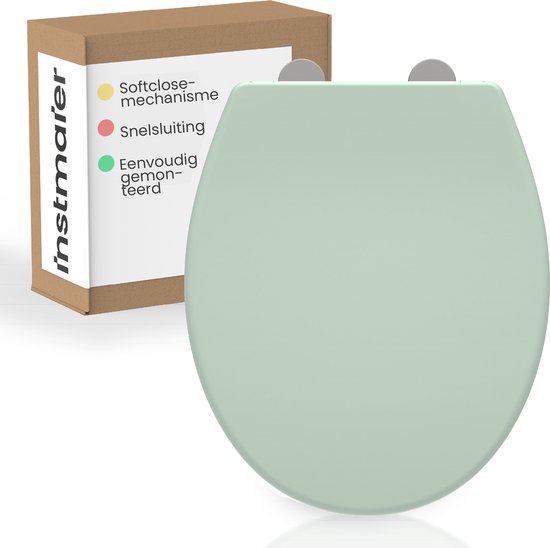 instmaier Helma - WC bril - Duroplast - ovale vorm - Sage