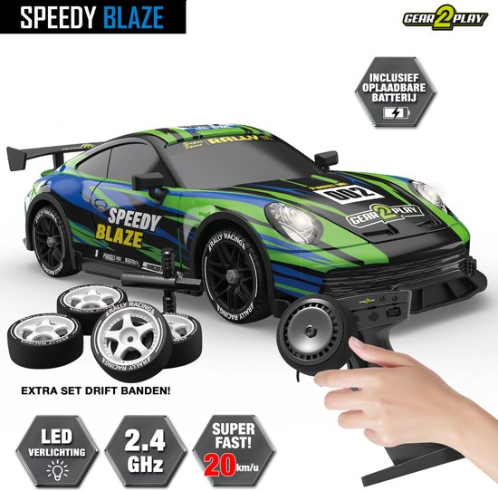 Vind rc drift auto 1:10 op - april 2026