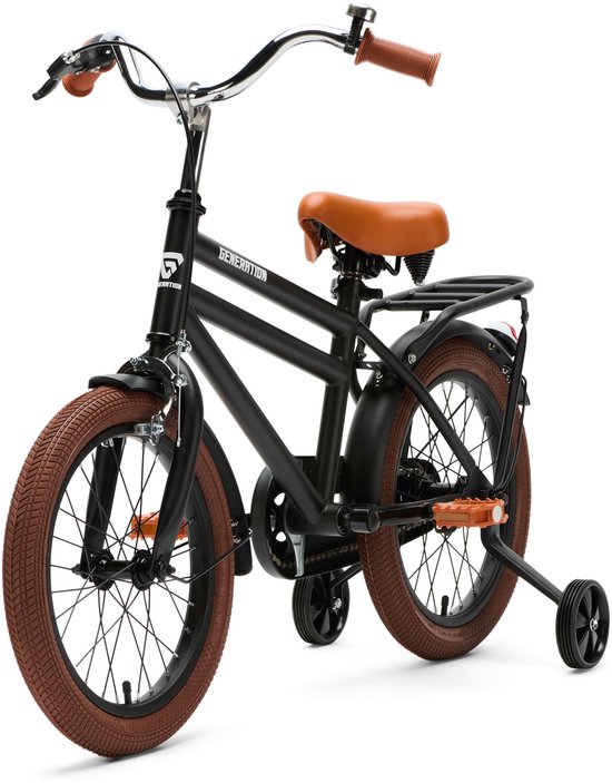 Generation City 16 inch Matzwart - Kinderfiets van Generation — afbeelding 2