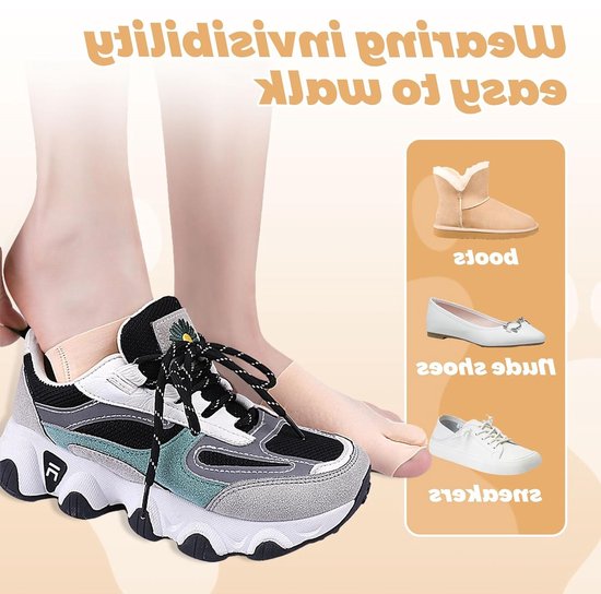 Professionele Orthopedische Correctors voor Hallux Valgus, Comfortabele Silicone Sokjes voor Pijnverlichting en Ondersteuning van de Voet — afbeelding 4