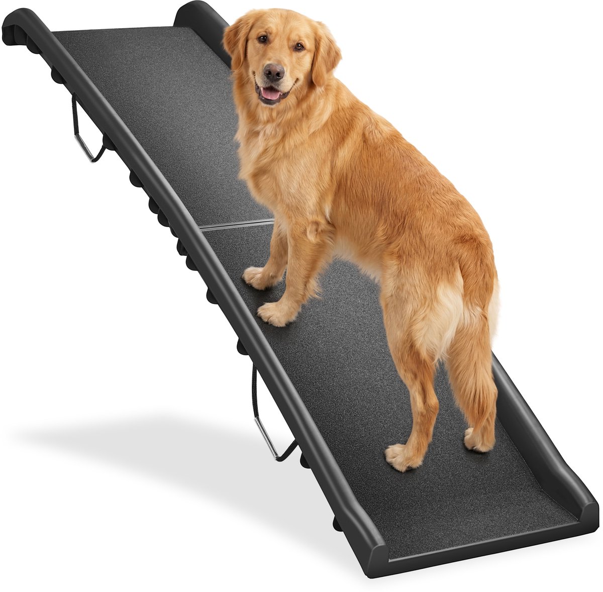 tectake® - Hondenloopplank Paw Step - Loopplank Hondentrap - Trap Hond - inklapbaar en antislip, tot 90kg