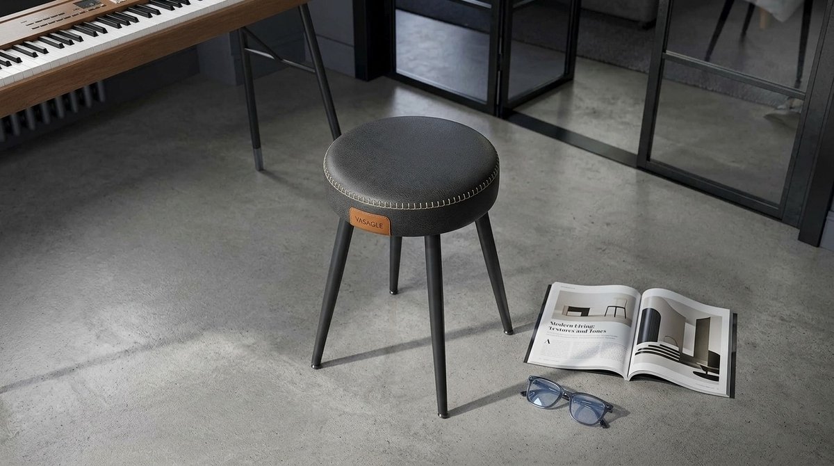 Eetkamerstoelen set van 4 – - Zwart - – Meuble Paris Mid-Century Moderne - Medahomestore