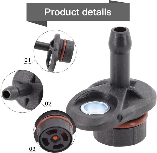 Vacuümpompventiel reparatieset - Ventiel vervanging - Remonderhoud - Hoogwaardige kunststof - 8 x 6 x 1 cm - null van Merkloos — afbeelding 2
