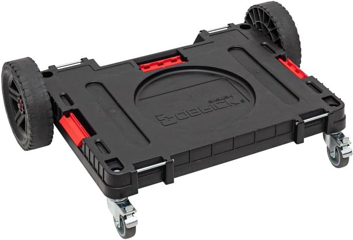 Mobiel Transportplatform - Gereedschapswagen Platform - Materiaal Vervoeren - All-terrain Wielen - 120 kg Laadvermogen - Zwart