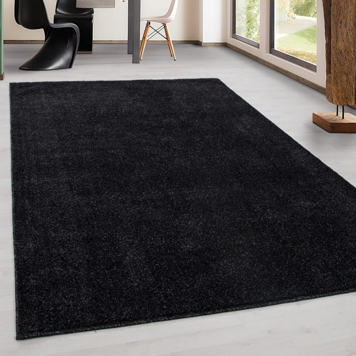 TapisTrend Designer tapijt Antraciet 140x200 cm Binnenkleed, antracietkleurig, voor de woonkamer, bohemian stijl, duurzaam en slijtvast, antislip