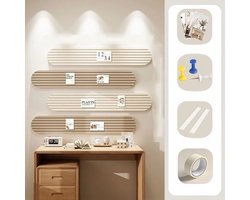 Muursticker met groeven van vilt voor de slaapkamer, fotowand, fotografie-rekwisieten, huisdecoratie - displaybord voor schema's, thuis of op kantoor, collagebord - prikbord, viltbord, doe-het-zelf presentatiewand, memobord