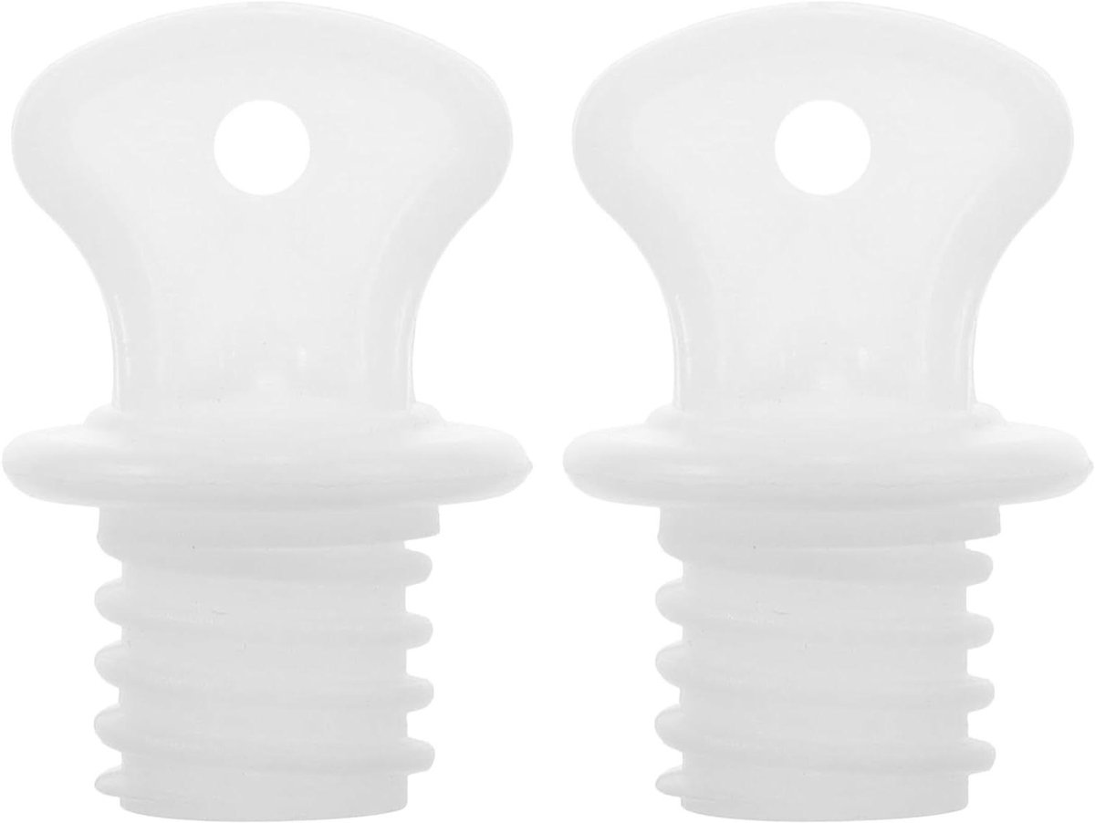 Warmwaterkruik Stop - Warmzak Afsluiting - Warmwaterzak Verwarmen - Gladde Afwerking - 3.6 x 2.4 x 2.4 cm - Zwart