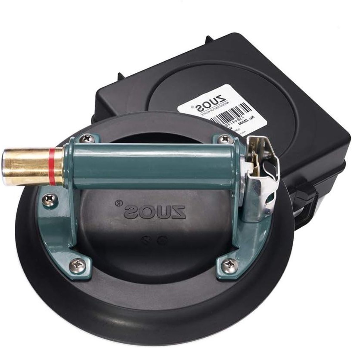 Glaszuignap - Vacuüm Lifter - Materiaal Verplaatsen - Rode Indicatielijn - 8 Inch - Groen