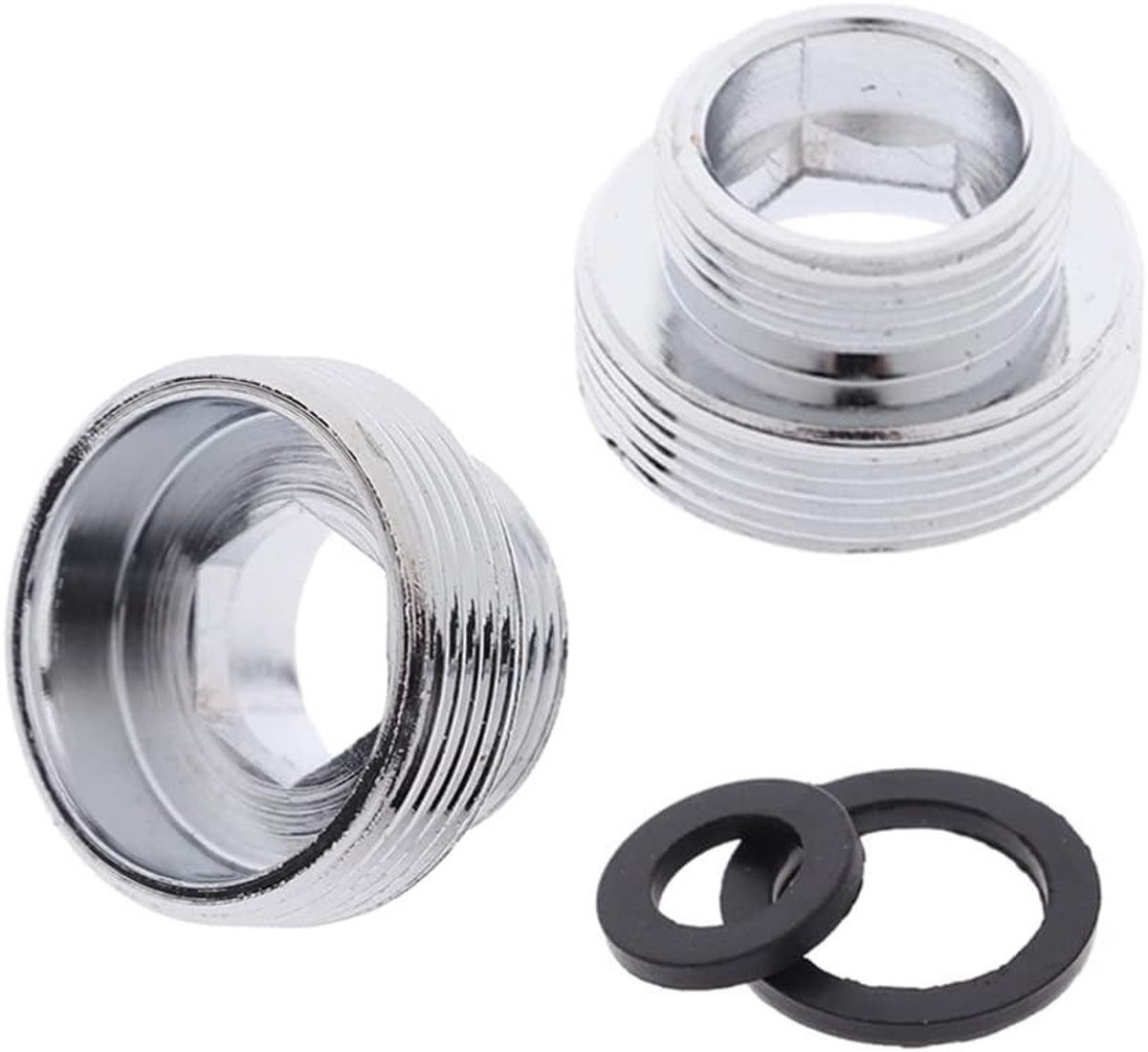 Waterfilter Kraanadapter Aerator Set, 22mm NPT Male naar Male Draad, Tap Connector voor Keuken en Badkamer, Verbeterde Waterkwaliteit en Gemakkelijk te Installeren