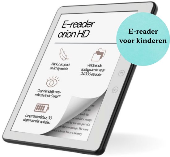 viciq Orion Kinder Ereader voor 24.000 Ebooks - E reader Ned ... - cover
