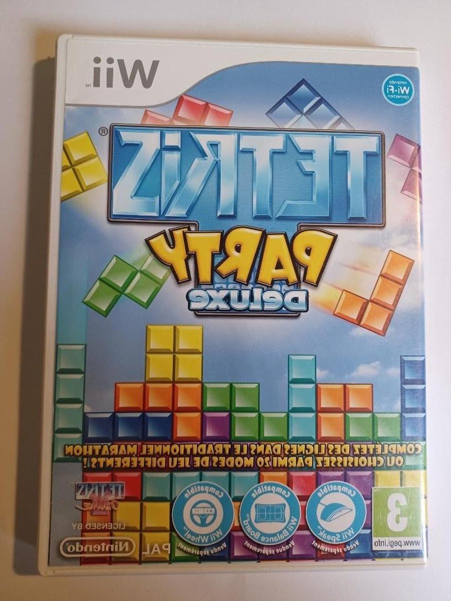 Tetris Party Deluxe - Puzzelspel Wii - Spelavond organiseren - Meerdere spelmodi - 19 x 13.6 x 1.6 cm