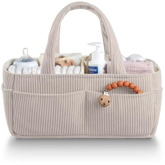 Crème Corduroy Luiermand