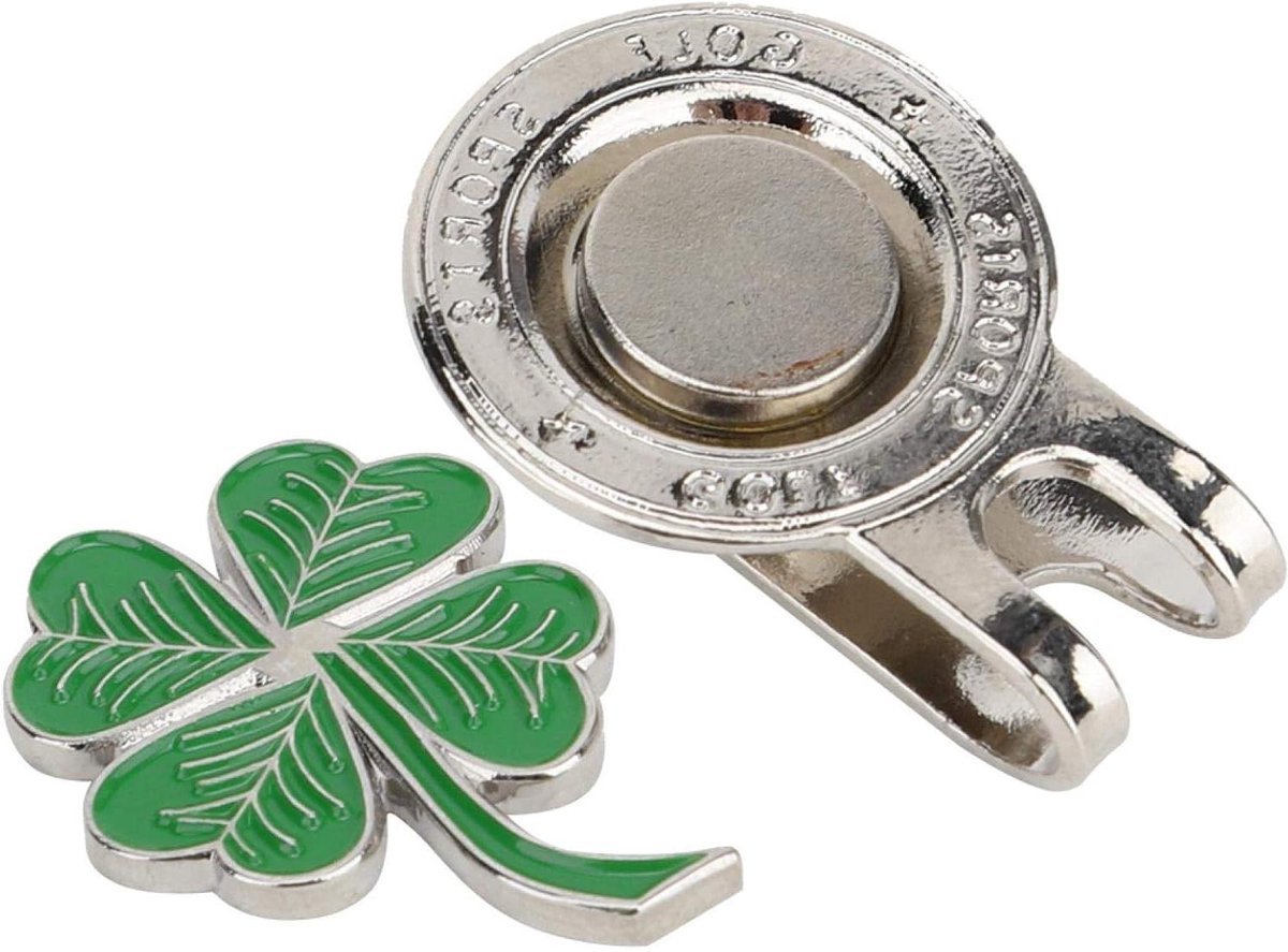 Metal Hat Clip - Ball Marker Clip - Golf Markeren - Sterk Magnetisch - 3x2cm - Zilver