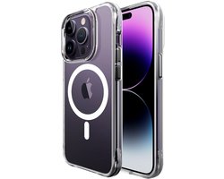 Buddi Core - Hoesje Geschikt voor Apple iPhone 14 Pro Max - Compatibel met MagSafe - Back Cover met Magneet - Doorzichtige Telefoonhoes - Beschermhoes - Transparant
