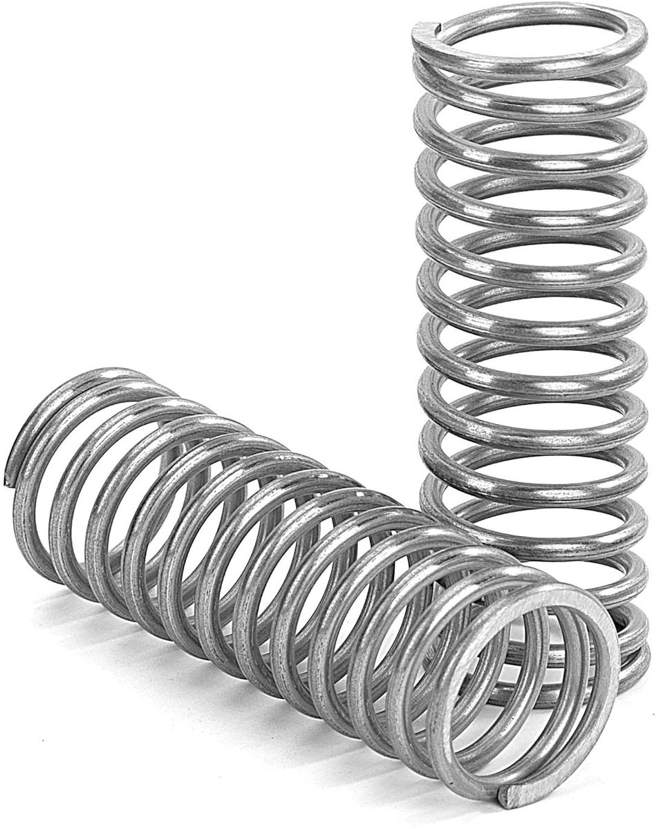 Drukveren Roestvrij Staal - Compressieveren Set - Mechanische Toepassingen - Hoge Elasticiteit - 4 Stuks 60mm - Metaal