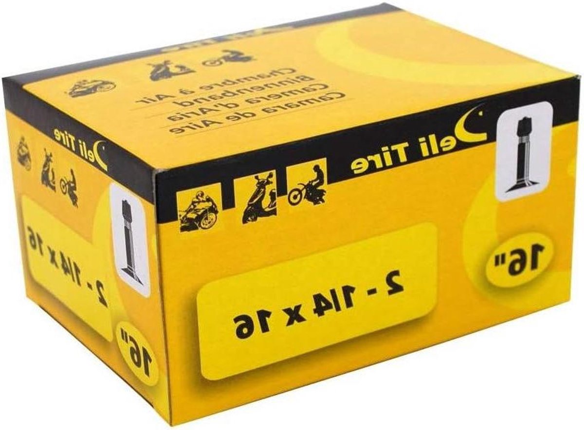 Binnenband Motor - Scooter Band - Motor Rijden - Butyl Rubber - 2.00-16 - Zwart