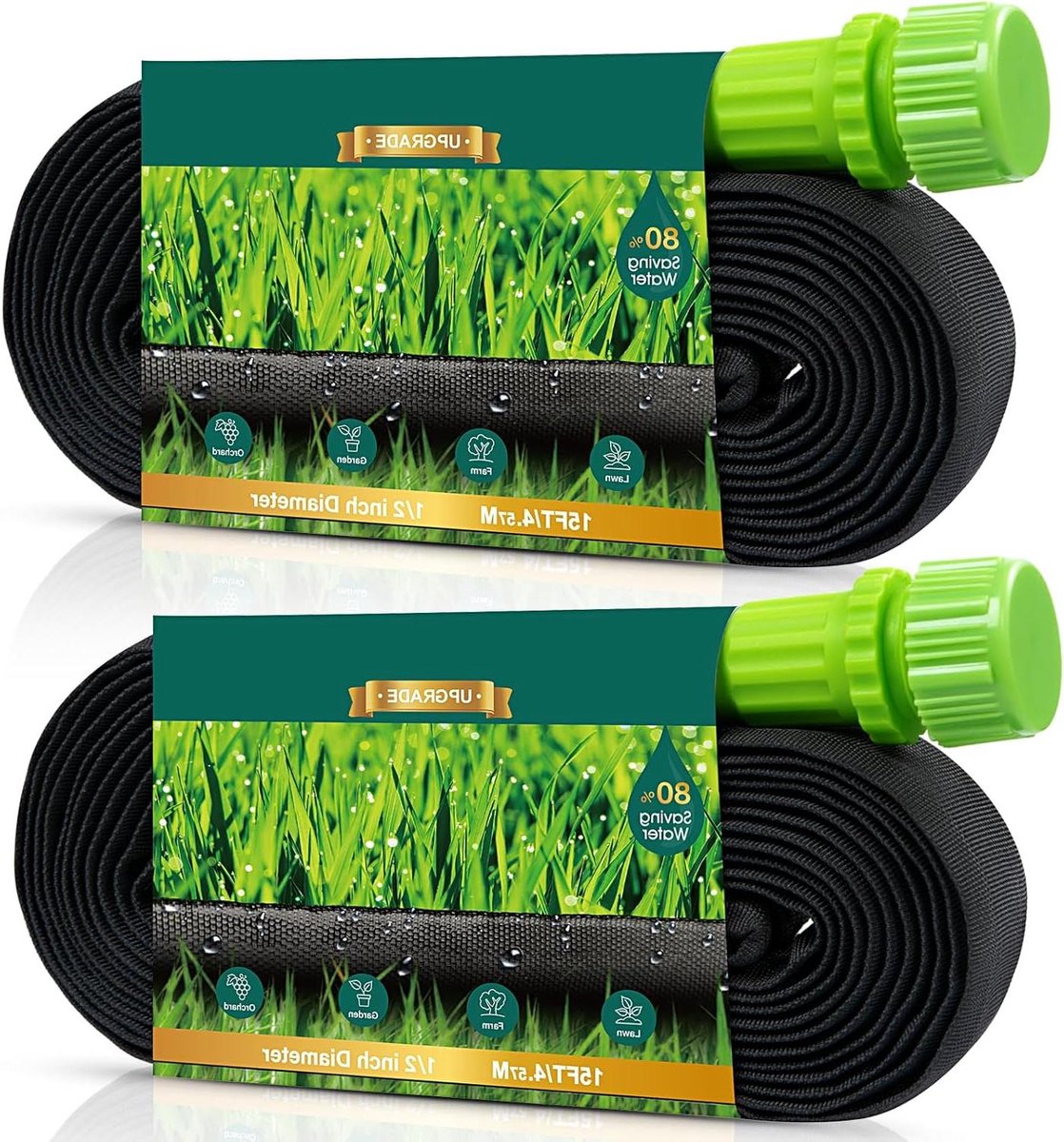 Soaker slang - Druppelslang Tuin - Planten Water Geven - Waterbesparend Systeem - 30 meter - Zwart