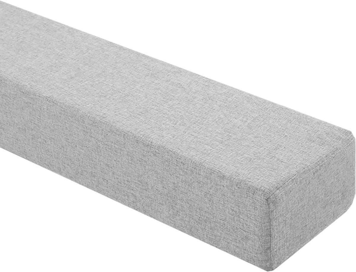 Bed Gap Filler - Matras Extender Kussen - Bednaden Vullen - Hoge Dichtheid Schuim - 200x10x10cm - Lichtgrijs