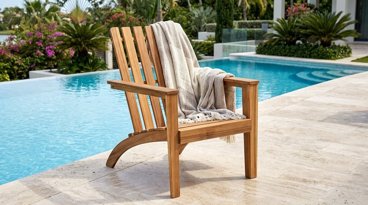 Adirondack Tuinstoel Acaciahout – Meuble - – Meuble Paris Ergonomische Houten - Medahomestore