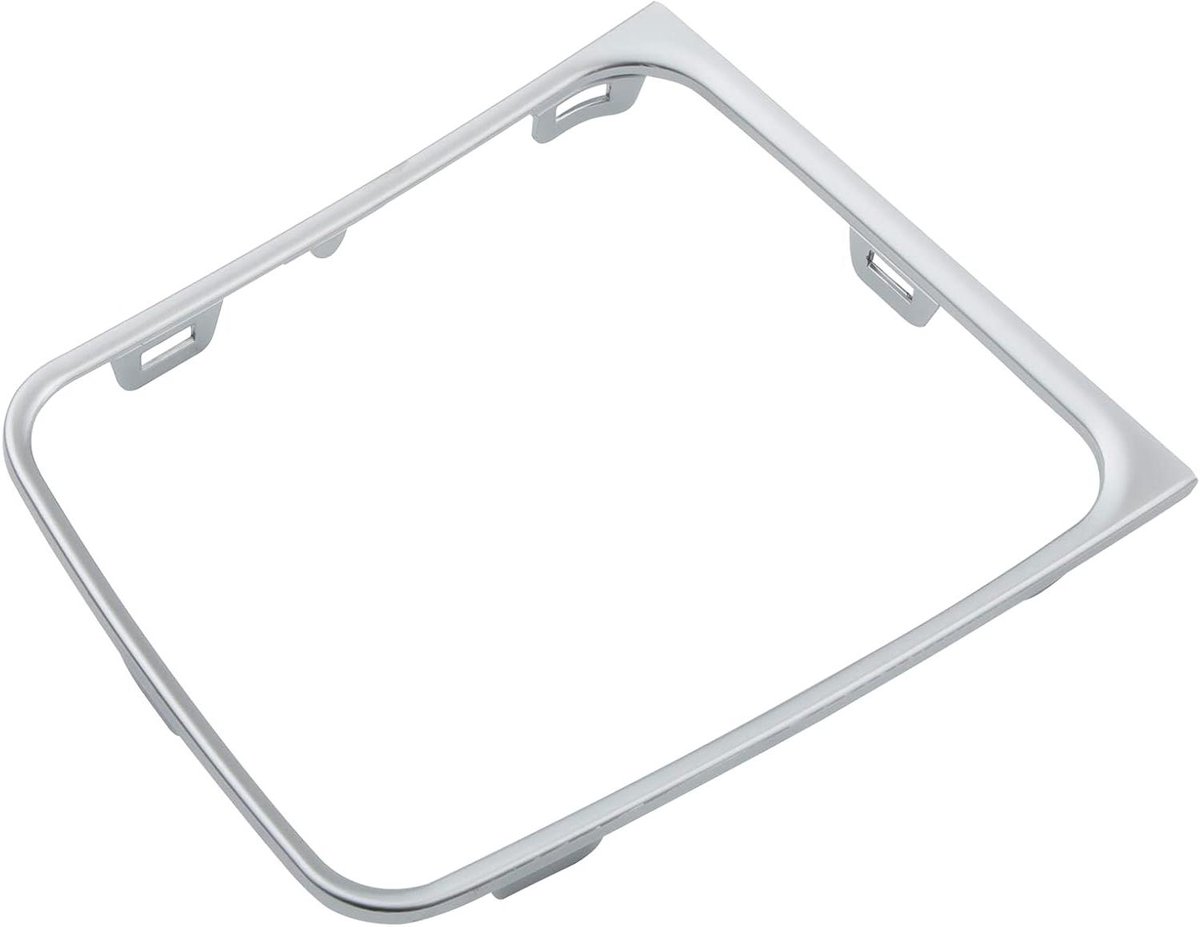Versnellingspook Frame - Schakelhendel Cover - Auto Interieur Upgrade - Specifiek Ontwerp - 1 Stuk - Zilver
