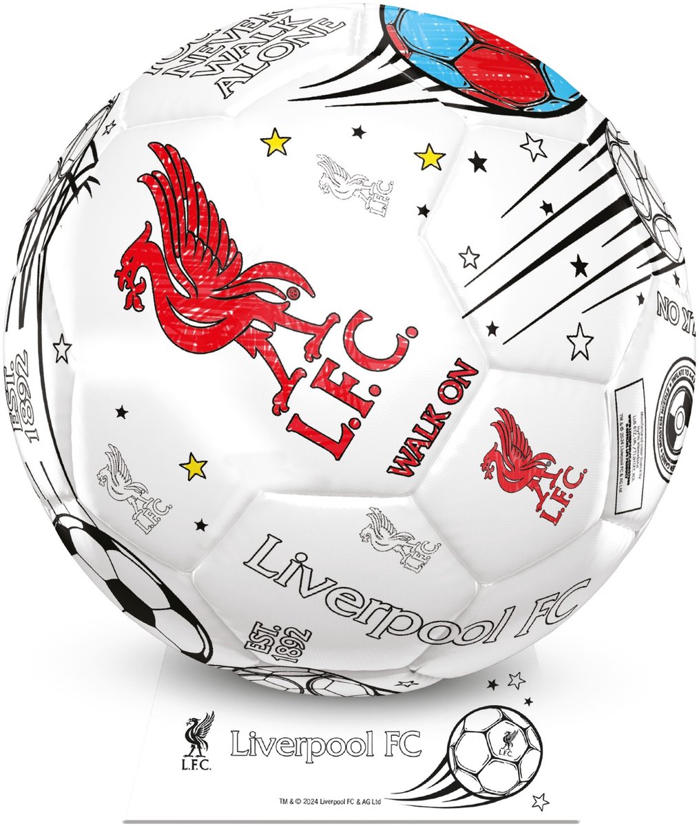Liverpool FC - kleur jouw eigen mini voetbal