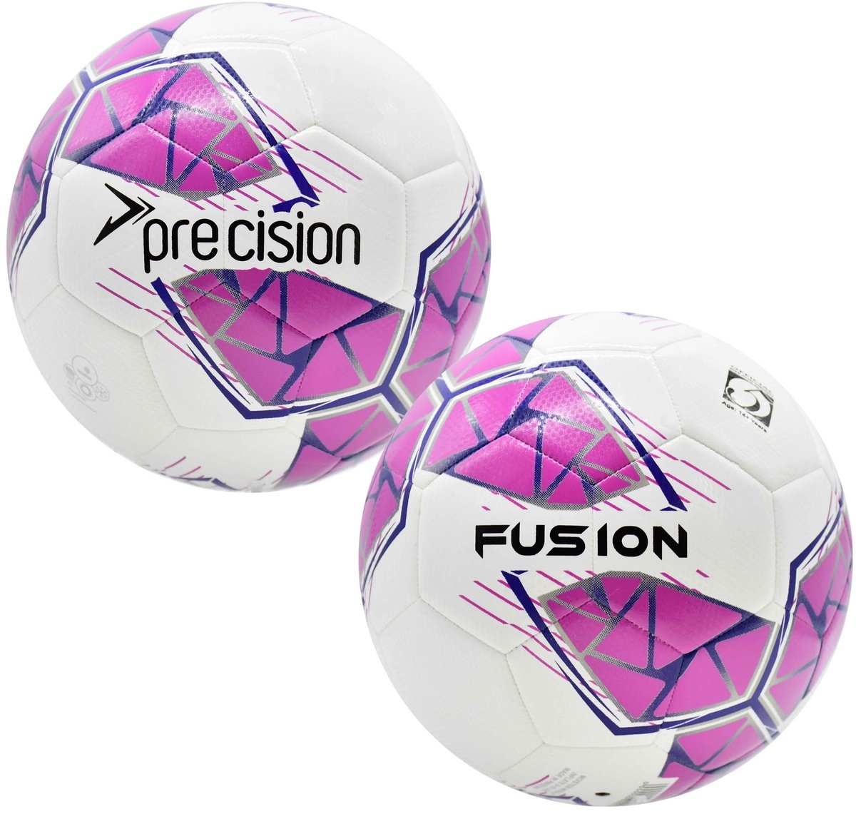 Precision Fusion FIFA voetbal - Roze - Maat 3 - IMS Standard