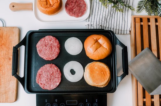 Grillplaat Inductie - Bakplaat - Gietijzer - Kookaccessoire — afbeelding 4
