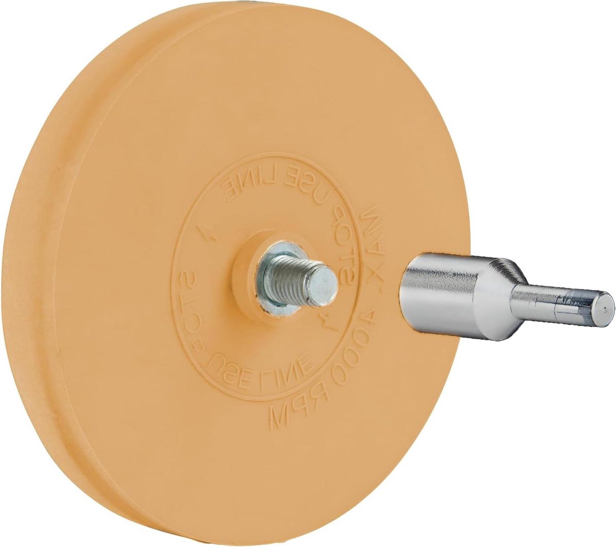 Decal Verwijderaar - Sticker Gum Wiel - Vinyl Verwijderen - Groter Werkend Oppervlak - 4000 RPM Max - Grijs