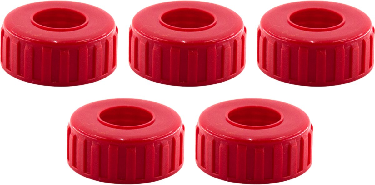Dop voor kalverfles - Kunststof dop voor 2,5 en 3,5 liter kalffles - Kalverflesdop - (5 Stuks)
