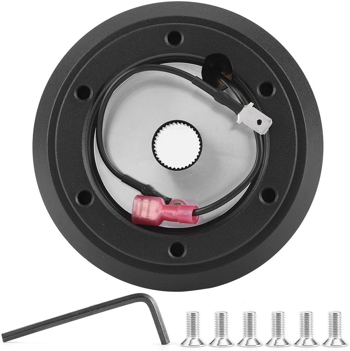 Universele 6-Hole Stuurhub Adapter voor Snelle Ontkoppeling van Stuurwiel - Geschikt voor Eclipse en Andere Auto's
