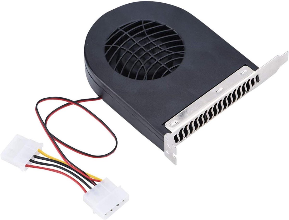 PC Ventilator - Computer Koeler - Oververhitting Voorkomen - Turbine Technologie - 80mm - Zwart