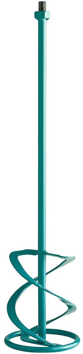 Roerder WK 140 - Mengkraan Mortel - Materiaal Mengen - Twee Brede Mengkranen - 35 Liter - Turquoise
