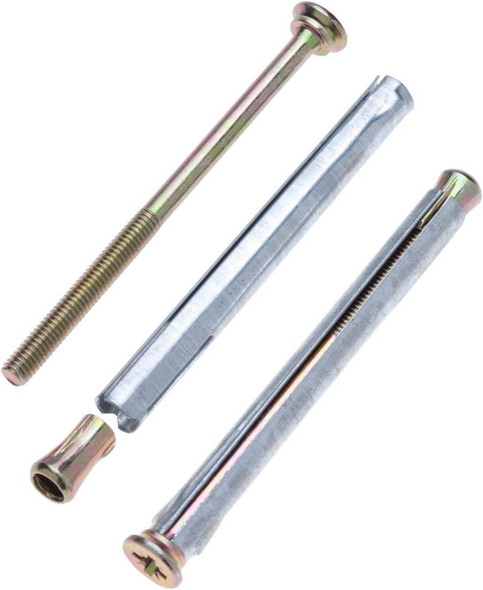 Metalen Frame Ankers - Kozijnpluggen Beton Anker - Kozijnen Bevestigen - Voorgemonteerde Eenheden - 10x202 mm - Zilverkleurig