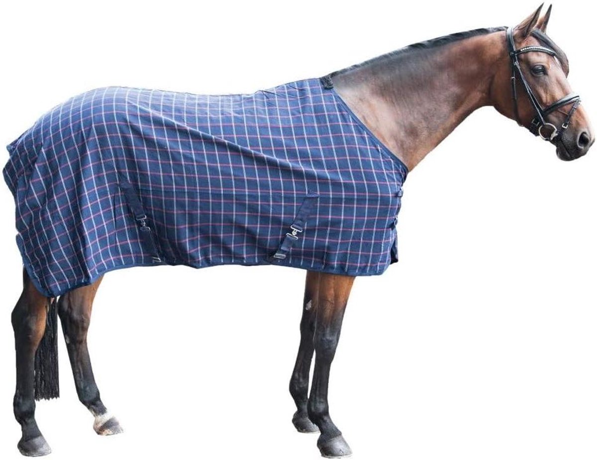 Zomer Staldeken - Paardendeken Stal - Paard Warm Houden - Ademend Snel Vochtopname - 145 - donkerblauw