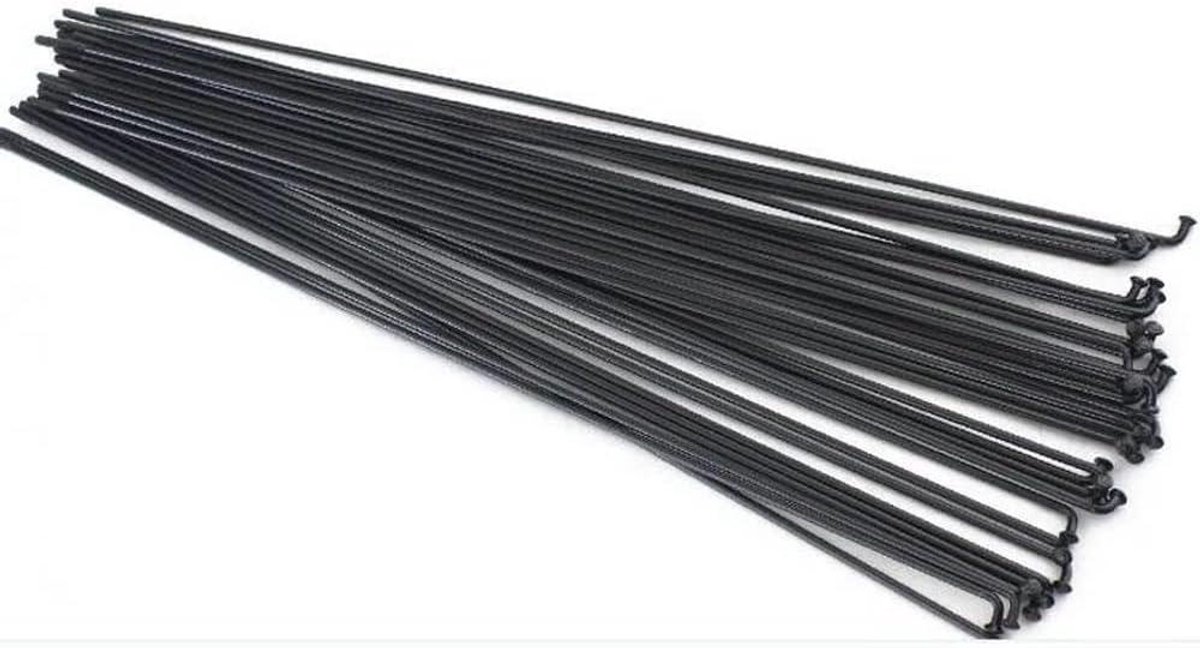 Fietspaken 36 stuks - Fiets Spaken - Fietswiel Reparatie - Inclusief Nippels - 198mm - Zwart
