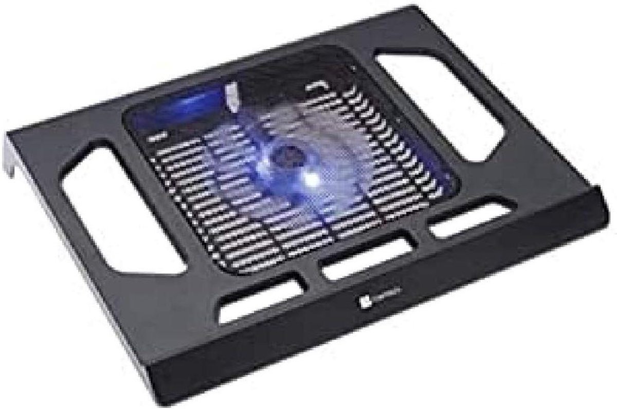 Laptop Koelsysteem - Laptop Cooler - Voorkom Oververhitting - Stille Ventilator - 17 inch - Zwart
